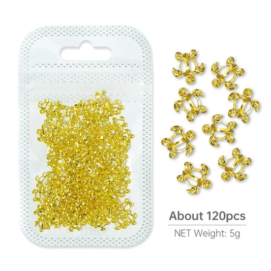 Bag of Golden Beach DIY Nail Jewelry